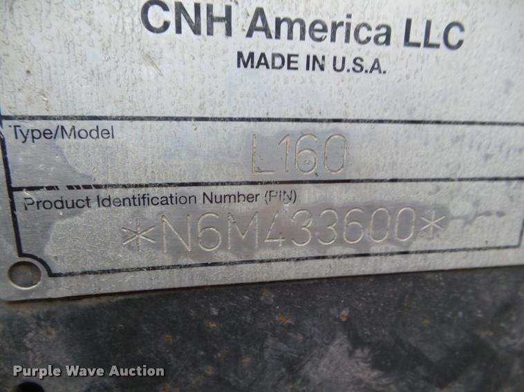 image for item DA7515 2006 New Holland L160 skid steer