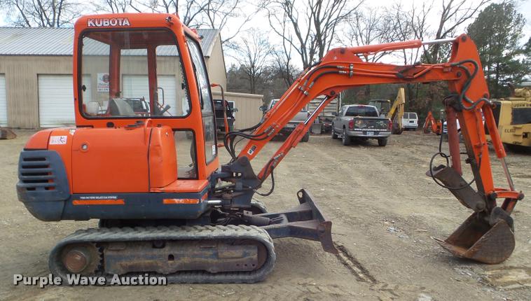 image for item DA7517 1998 Kubota KX91-2 compact excavator
