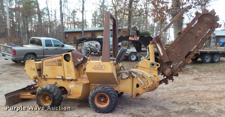 image for item DA7520 1994 Case 460 trencher
