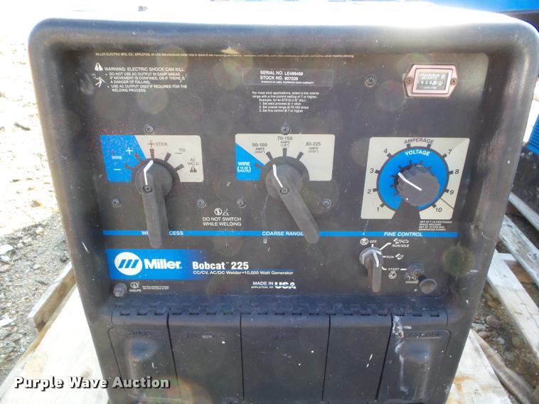 image for item DA7553 Miller Bobcat 225 welder/generator