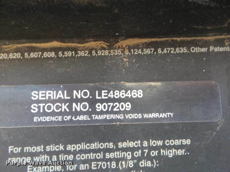 image for item DA7553 Miller Bobcat 225 welder/generator