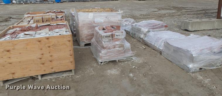 image for item DA9318 Approximately 11 pallets of Endicott red bricks
