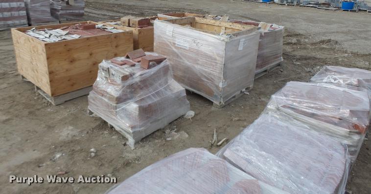 image for item DA9318 Approximately 11 pallets of Endicott red bricks