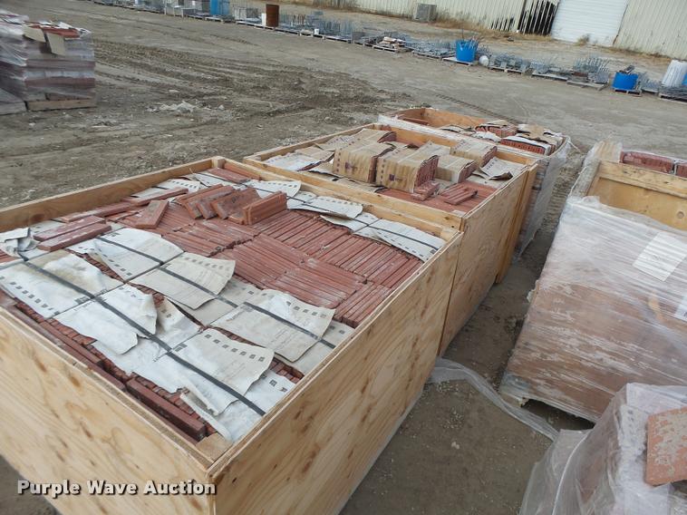 image for item DA9318 Approximately 11 pallets of Endicott red bricks