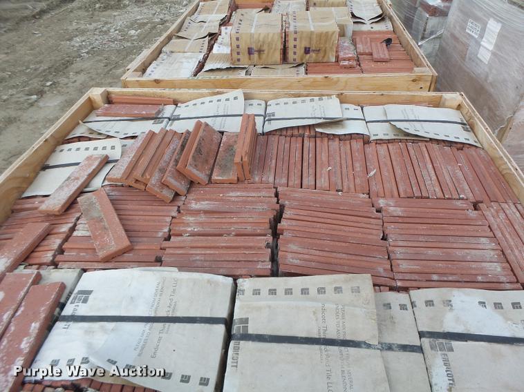 image for item DA9318 Approximately 11 pallets of Endicott red bricks