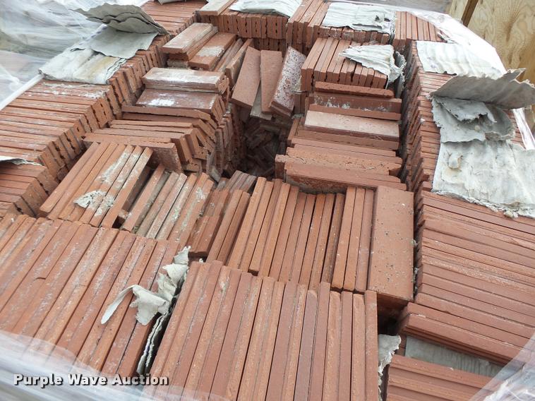 image for item DA9318 Approximately 11 pallets of Endicott red bricks