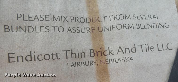 image for item DA9318 Approximately 11 pallets of Endicott red bricks