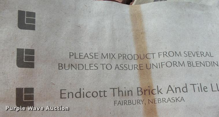image for item DA9318 Approximately 11 pallets of Endicott red bricks
