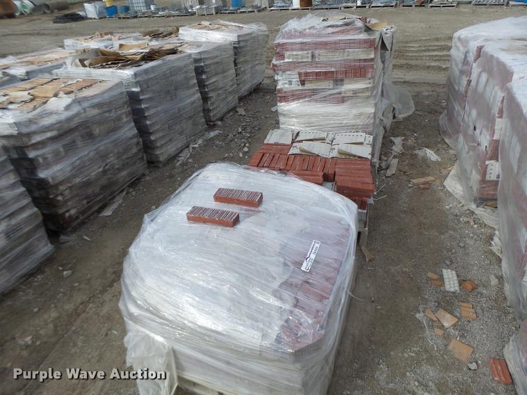 image for item DA9320 Approximately 5 pallets vertical score waxed bricks