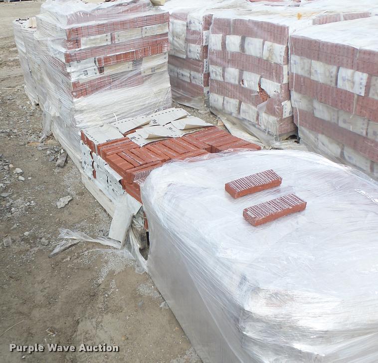 image for item DA9320 Approximately 5 pallets vertical score waxed bricks