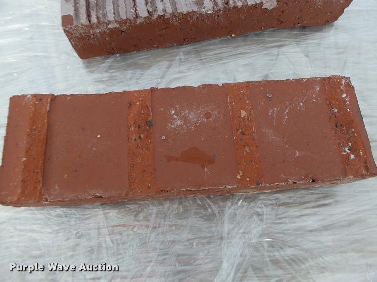 image for item DA9320 Approximately 5 pallets vertical score waxed bricks