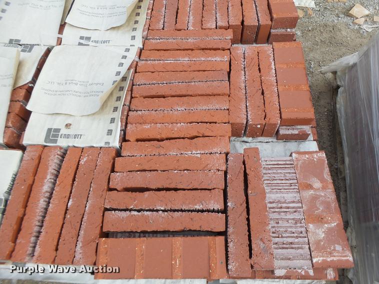 image for item DA9320 Approximately 5 pallets vertical score waxed bricks