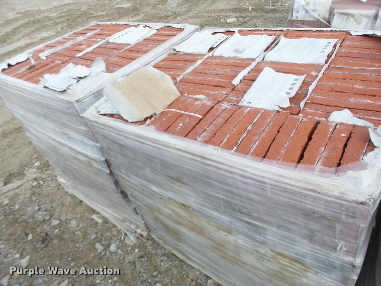 image for item DA9320 Approximately 5 pallets vertical score waxed bricks
