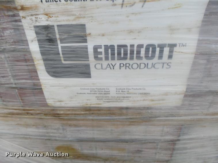 image for item DA9320 Approximately 5 pallets vertical score waxed bricks