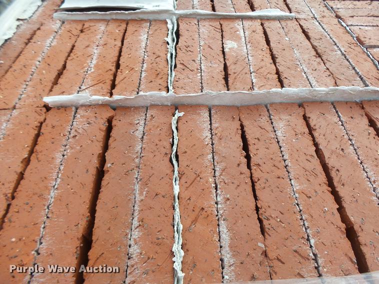 image for item DA9320 Approximately 5 pallets vertical score waxed bricks