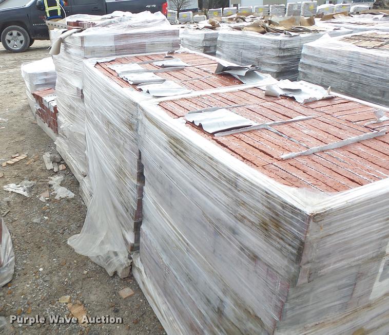 image for item DA9320 Approximately 5 pallets vertical score waxed bricks