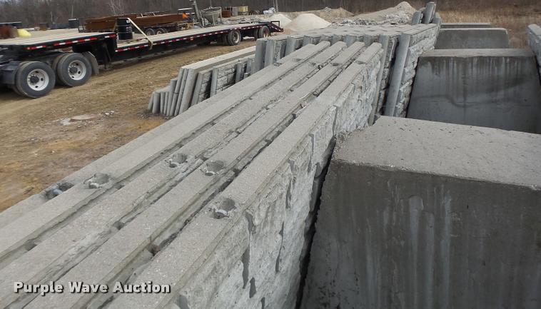 image for item DA9326 Approximately 42 Ashlar Stone concrete sound wall panels