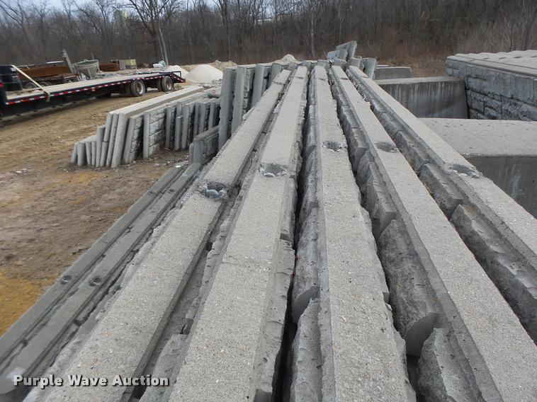 image for item DA9326 Approximately 42 Ashlar Stone concrete sound wall panels