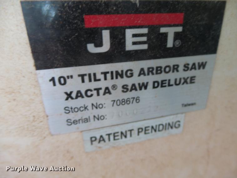 image for item DA9328 Jet Xacta table saw