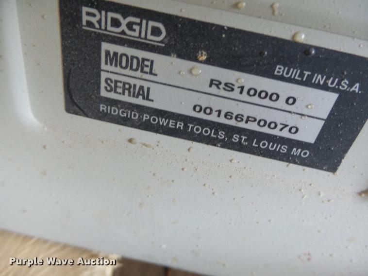 image for item DA9330 Ridgid RS-1000 radial arm saw