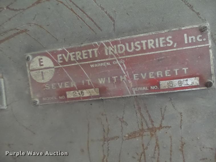 image for item DA9338 Everett 26 chop saw