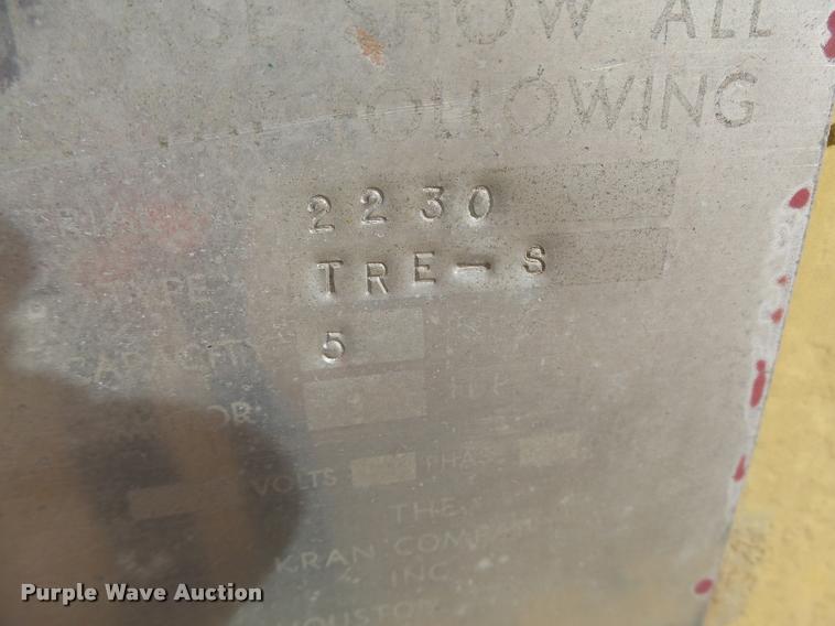 image for item DA9342 Kranco overhead crane