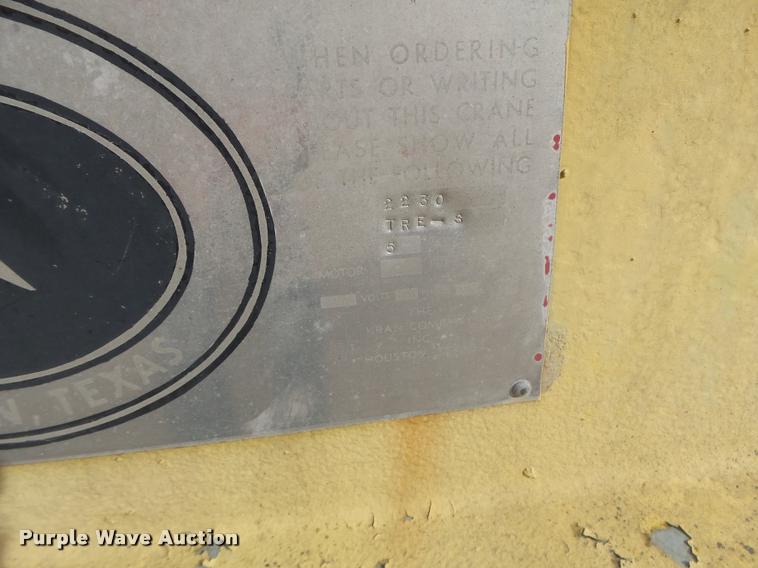 image for item DA9342 Kranco overhead crane