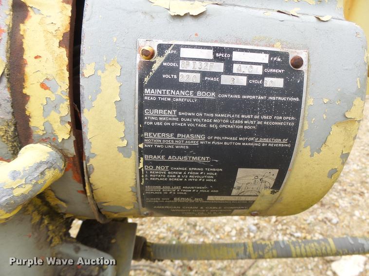 image for item DA9342 Kranco overhead crane