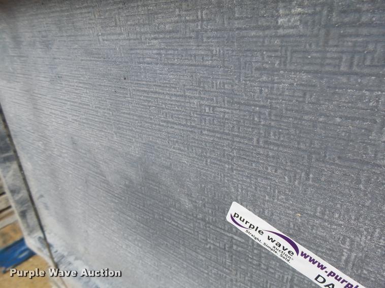 image for item DA9347 Approximately 128 fabric textured concrete forms