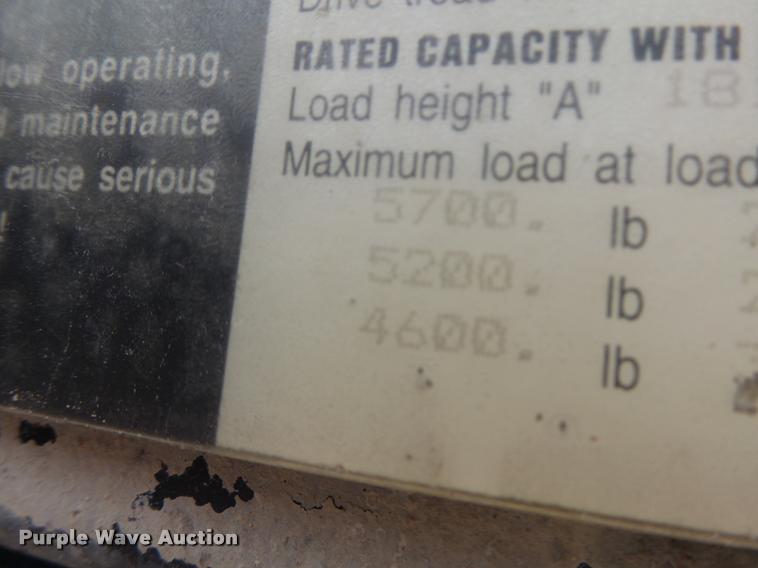 image for item DA9364 Hyster H60XM forklift