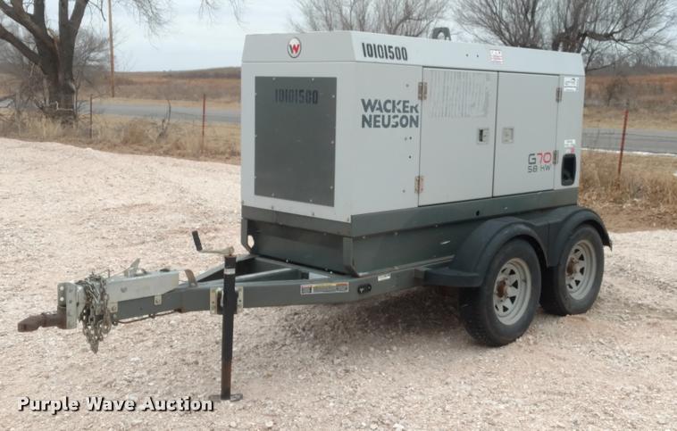 image for item DB0848 Wacker Neuson G70 generator