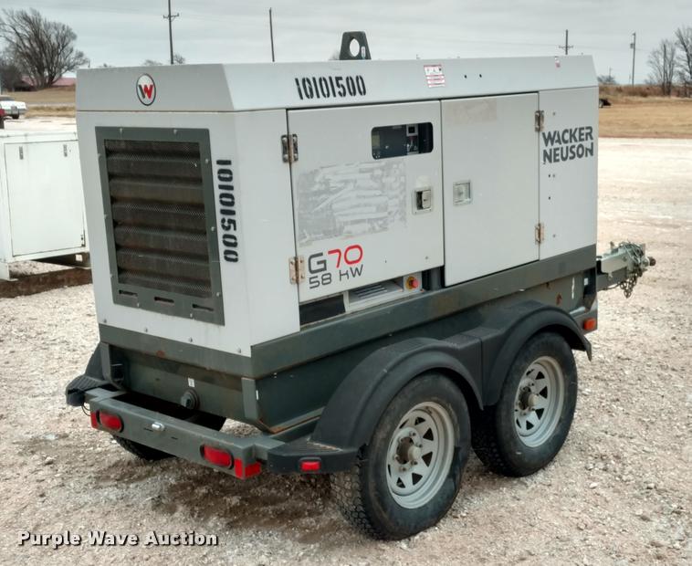 image for item DB0848 Wacker Neuson G70 generator
