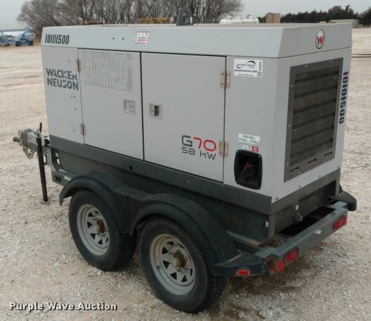 image for item DB0848 Wacker Neuson G70 generator
