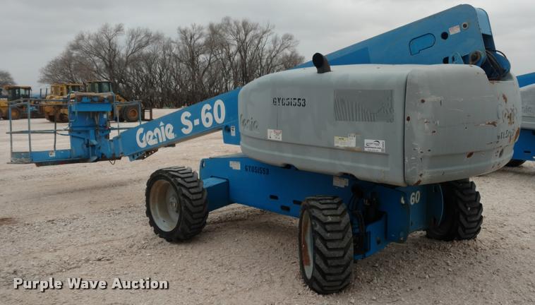image for item DB0850 2004 Genie S60 boom lift