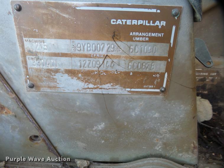 image for item DB0856 1985 Caterpillar 215B LC excavator