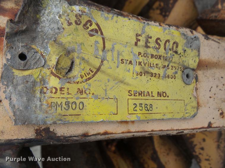 image for item DB2902 Fesco PM500 skid steer fire plow attachment