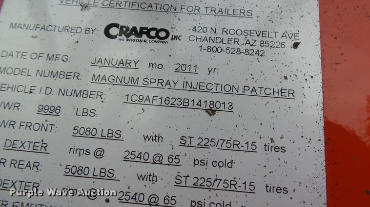 image for item DB2926 2011 Crafco Magnum spray insulation patcher