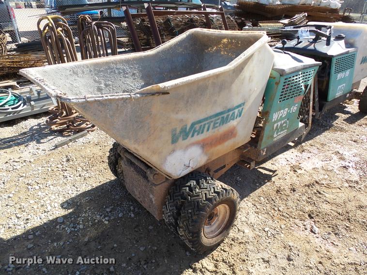 image for item DB4669 Multiquip Whiteman WPB-16 concrete buggy