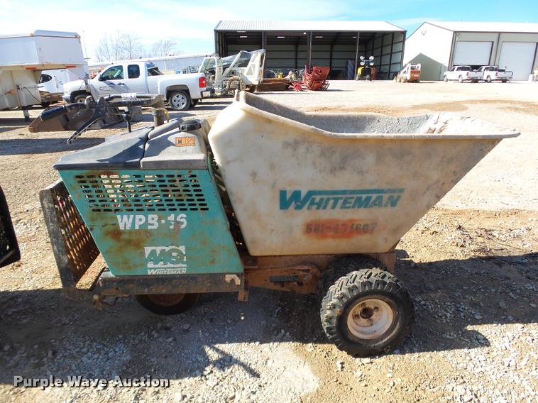 image for item DB4669 Multiquip Whiteman WPB-16 concrete buggy