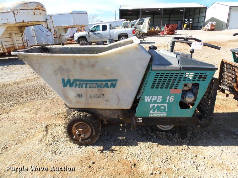 image for item DB4670 Whiteman Multiquip WPB-16 concrete buggy