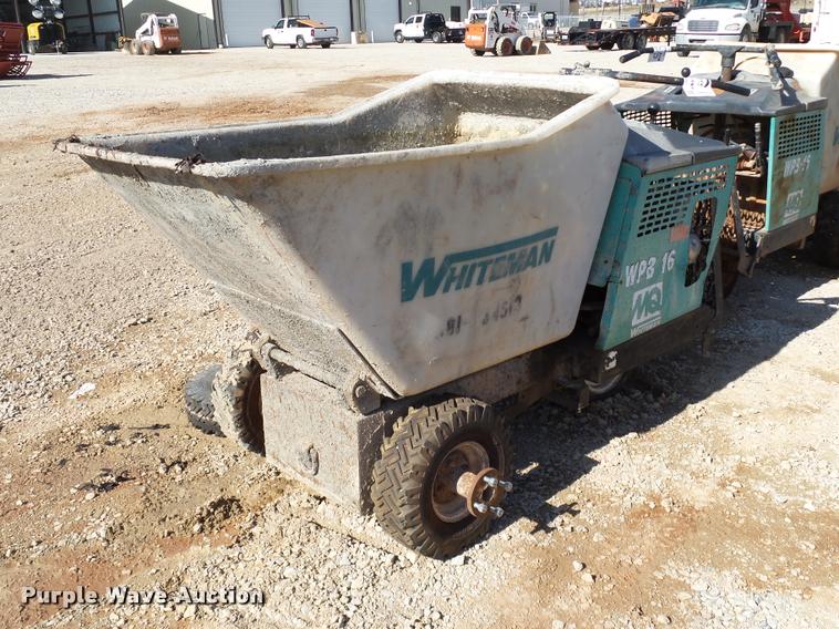 image for item DB4670 Whiteman Multiquip WPB-16 concrete buggy