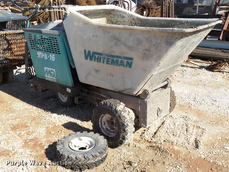 image for item DB4670 Whiteman Multiquip WPB-16 concrete buggy