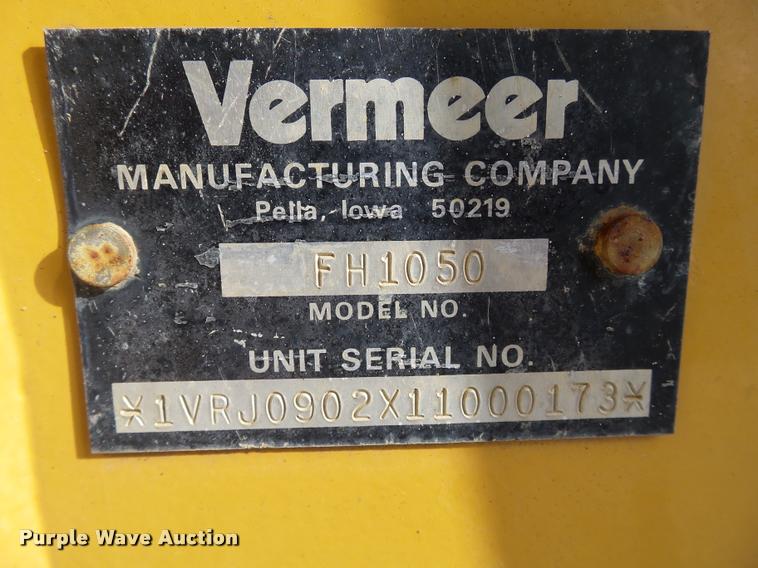 image for item DB5421 2001 Vermeer Flex Trak 75 trencher