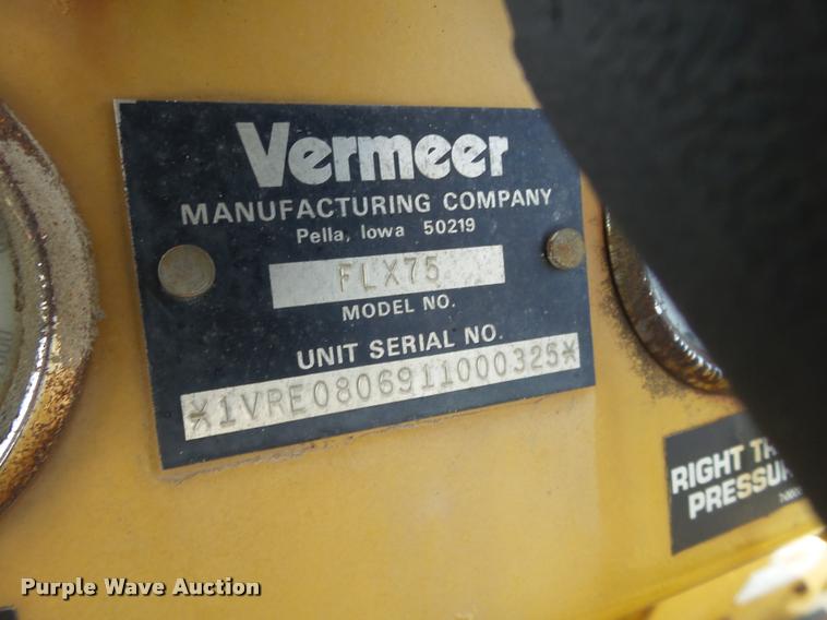 image for item DB5421 2001 Vermeer Flex Trak 75 trencher