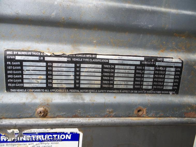 image for item DB5427 1998 Mack RD690S ready mix truck