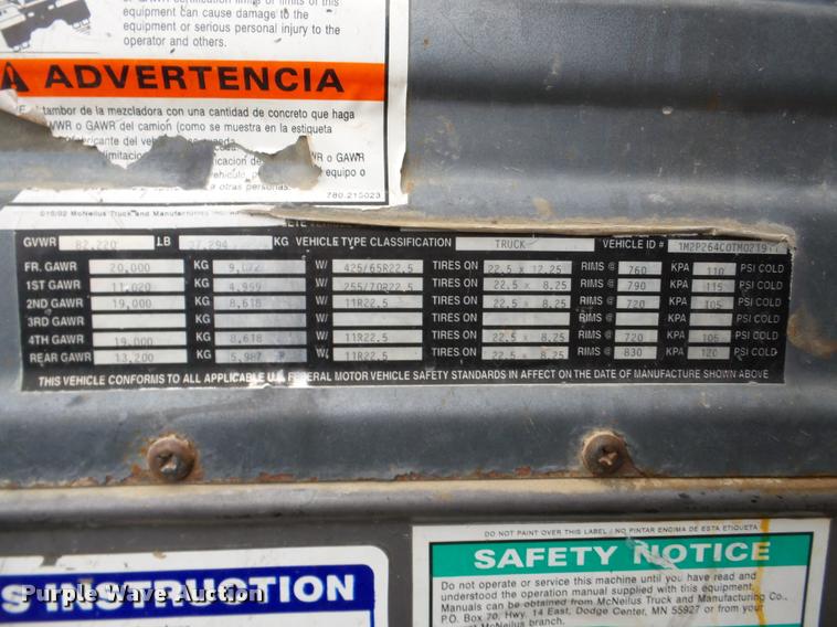 image for item DB5429 1996 Mack RD690S ready mix truck