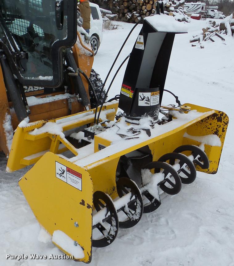 Erskine 1812 skid steer snow blower in Rochester, MN Item DF9630 sold