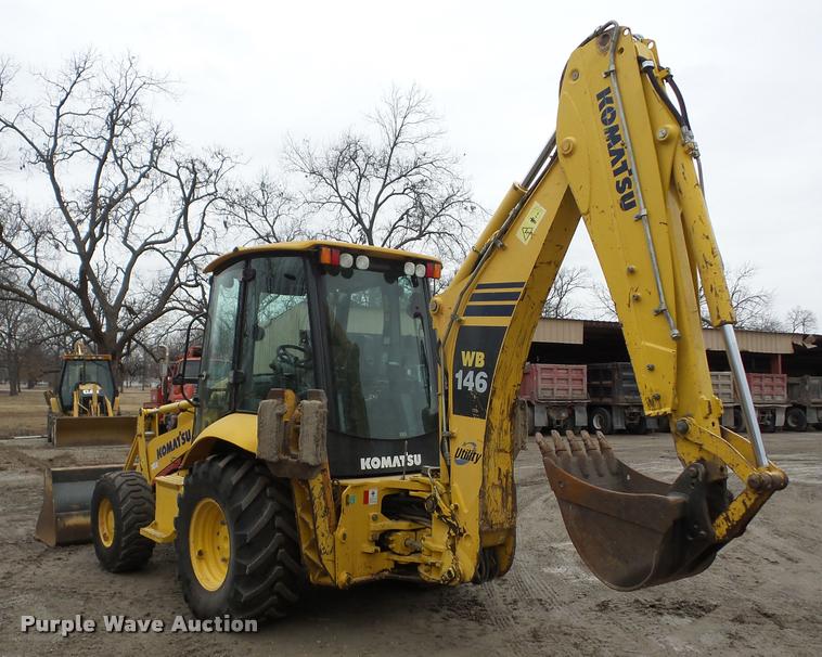 image for item K6493 2008 Komatsu WB146 backhoe