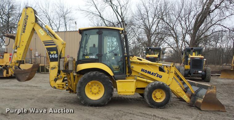 image for item K6493 2008 Komatsu WB146 backhoe