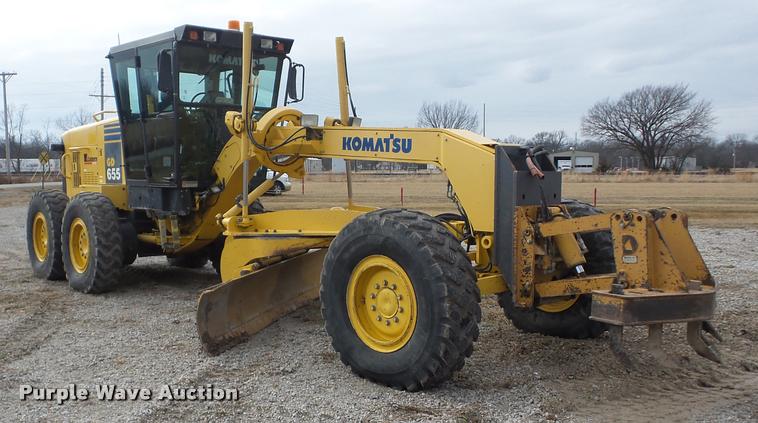 image for item K6497 2006 Komatsu GD655 motor grader